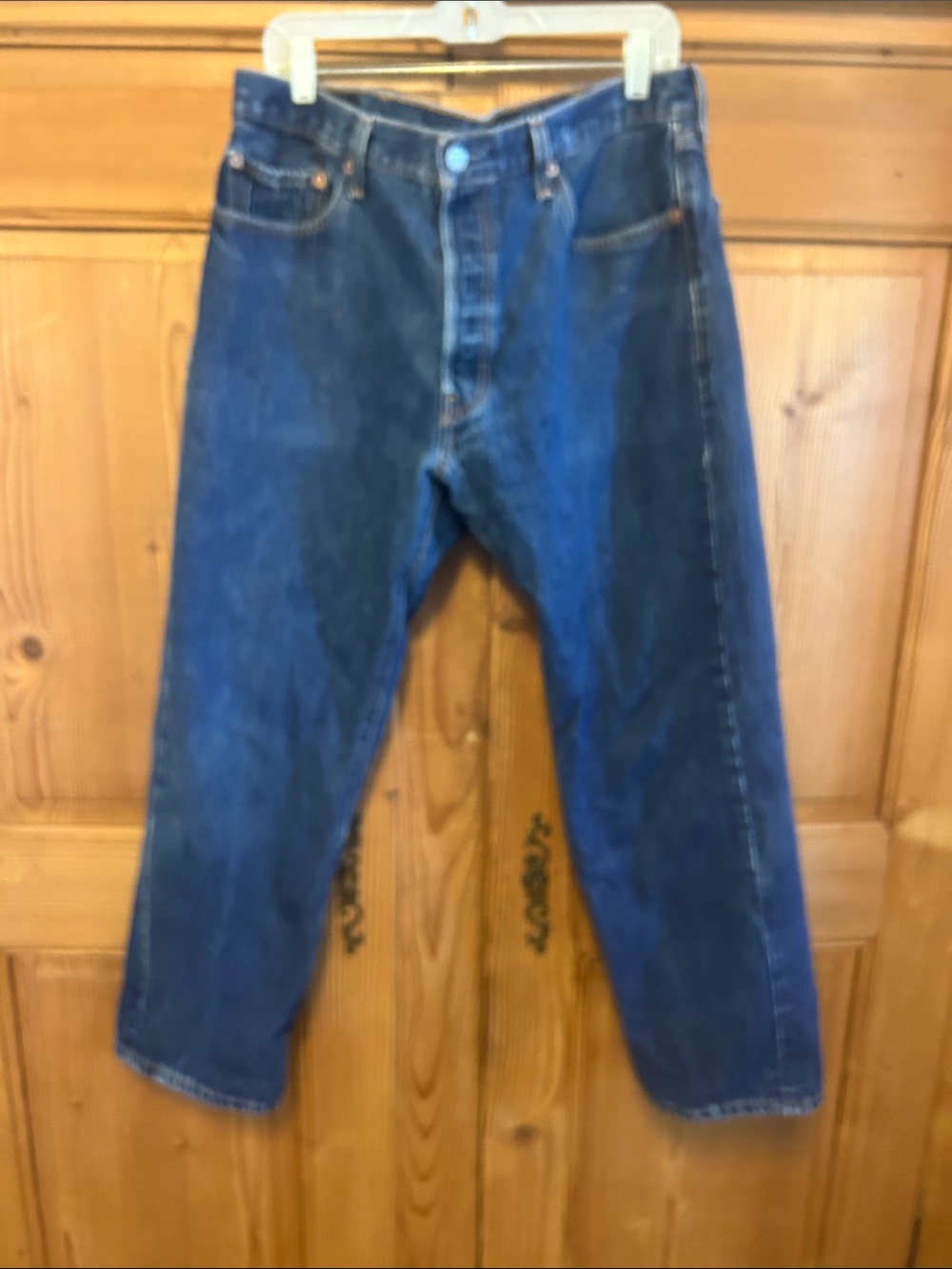 Vintage Y2K Levis 501XX Jeans Mens 38x30 Med Wash Button Fly Classic Denim 2003